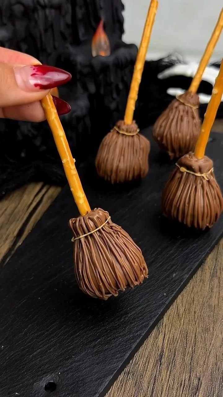 Halloween Brigadeiro chocolate treats for festive celebrations